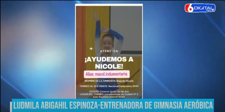 Tras el robo de sus ahorros, solicitan donaciones para que la deportista Nicole Bogado pueda participar en el Torneo Nacional de Gimnasia imagen-10