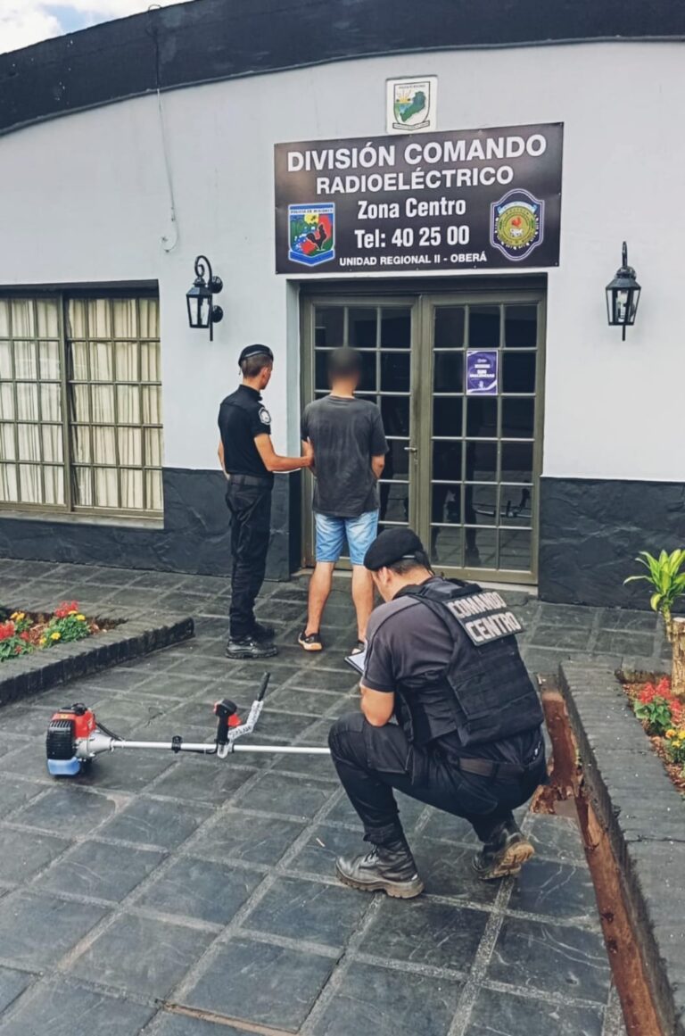 Cayó conocido delincuente buscado por robos en Oberá y Colonia Aurora imagen-32