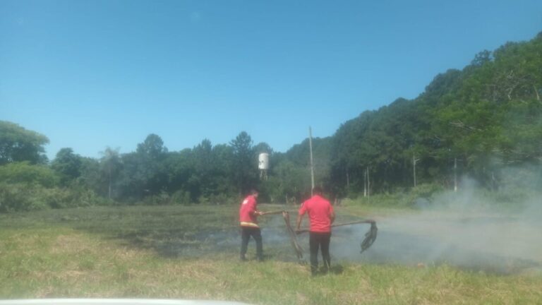 Controlaron un incendio en zonas de malezas en un pastizal cerca del Inta imagen-48