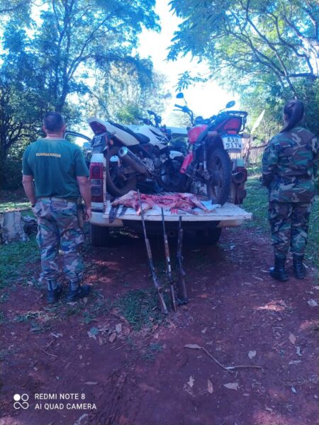 Sorprenden a un grupo de cazadores en plena zona de amortiguación del Parque Provincial Caá Yarí imagen-6