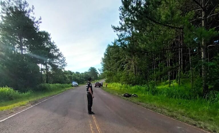 Ocupantes de una motocicleta resultaron lesionados tras chocar sobre ruta provincial 5 imagen-21