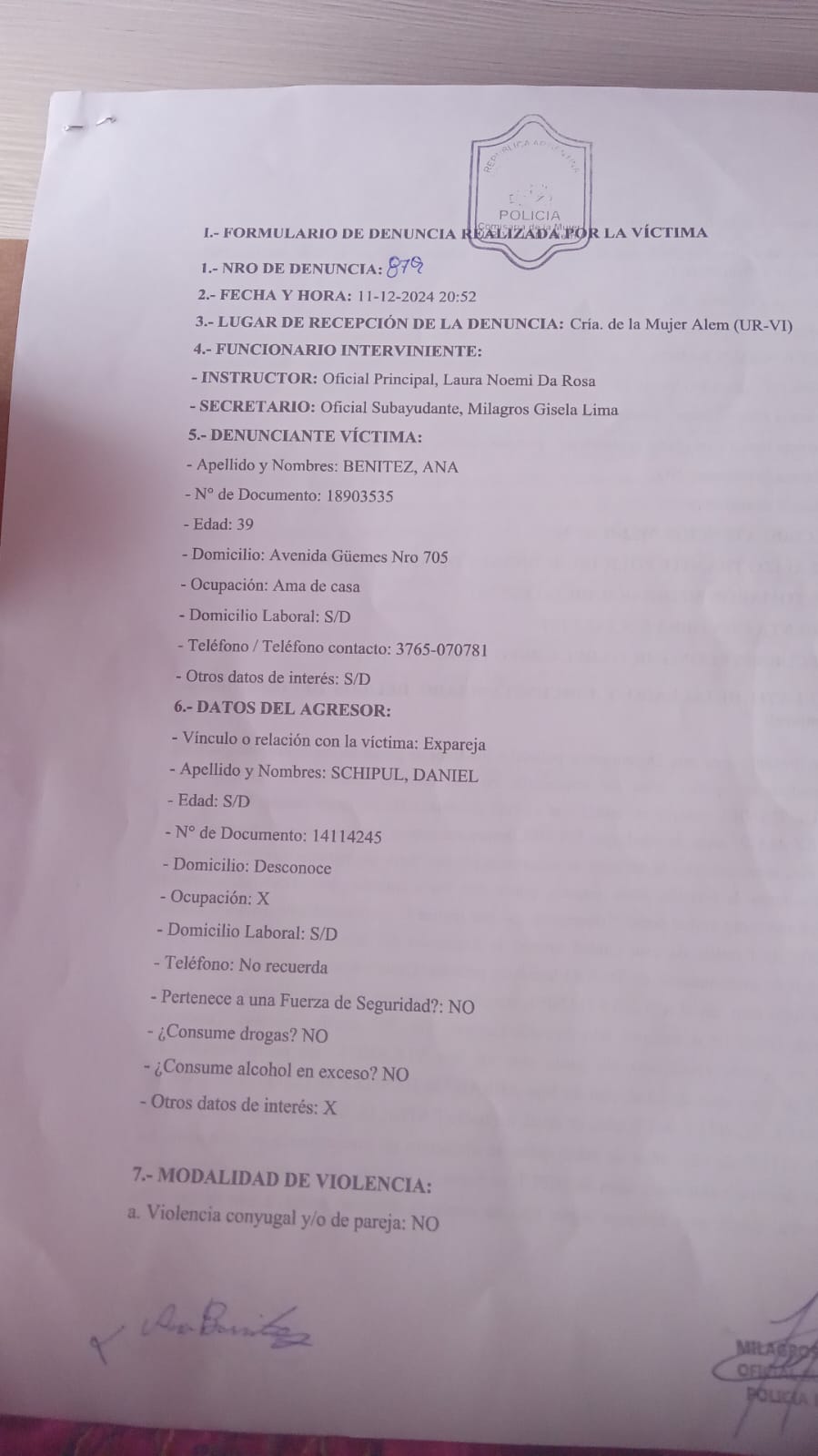 Una mujer y su familia viven un infierno ante el asedio y robo del que son víctimas, por parte de unas 25 personas comandadas por su ex pareja imagen-14