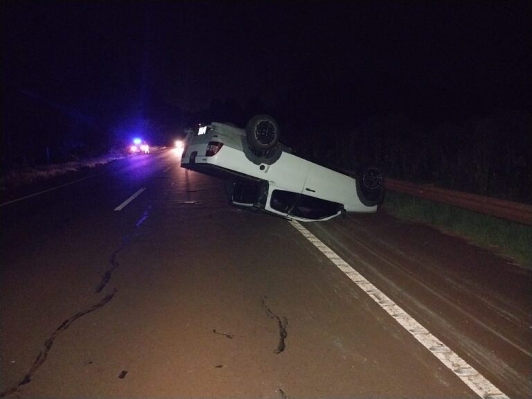 Automovilista sin lesiones de gravedad tras despistar sobre ruta nacional 14 imagen-44