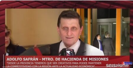 Según Safrán, "a pesar de los avatares de la macro, la economía misionera ha respondido muy bien este año" imagen-4