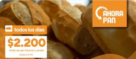 "Ahora Pan": el programa continúa hasta el 15 de enero de 2025 con valor de referencia máximo de $2.200 imagen-1