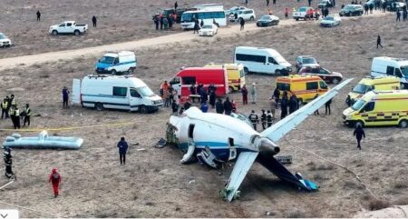 Se estrelló un avión en Kazajistán: al menos 39 pasajeros murieron y hay más de 20 sobrevivientes imagen-1