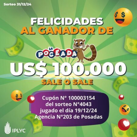 El premio de 100 mil dólares de la Poceada Misionera ya tiene ganador imagen-2