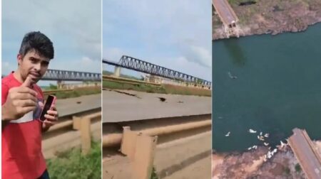Denunciaba el mal estado de un puente de Brasil y colapsó en ese exacto momento: un muerto, varios desaparecidos y alertas por sustancias peligrosas imagen-4