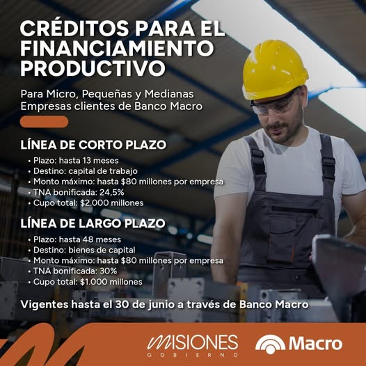 Líneas de créditos productivos para micro, pequeñas y medianas empresas imagen-2