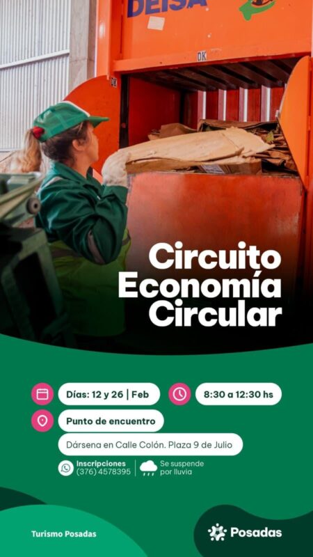 Posadas presenta paseos sustentables: un recorrido por la Infraestructura Verde y la Economía Circular imagen-2