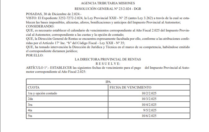 Beneficios para el pago del IPA, extensión de cuotas y descuentos por cancelación anticipada imagen-1