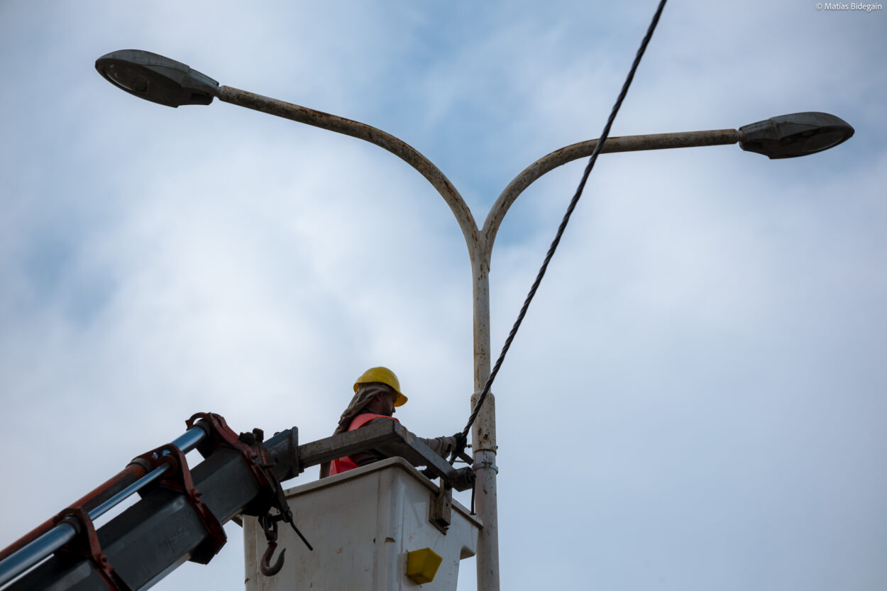 Modernización de la iluminación en el Puente Yabebiry: Macias y Kluka supervisan el avance de los trabajos en la Ruta Nacional 12 imagen-2