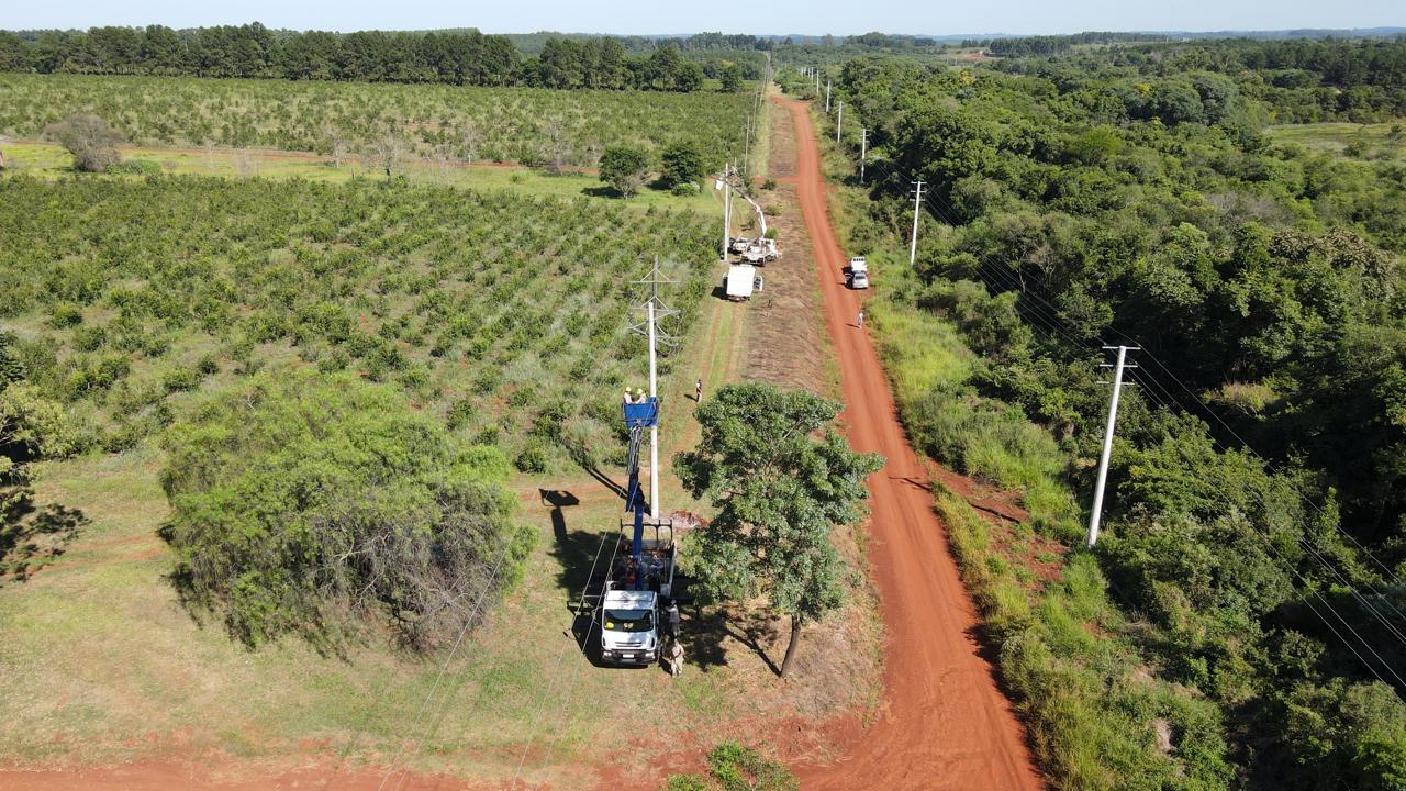 Importantes avances en recambio de postes en la línea 33 kV Apóstoles-Concepción imagen-2