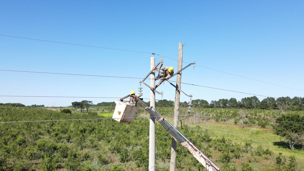 Importantes avances en recambio de postes en la línea 33 kV Apóstoles-Concepción imagen-4