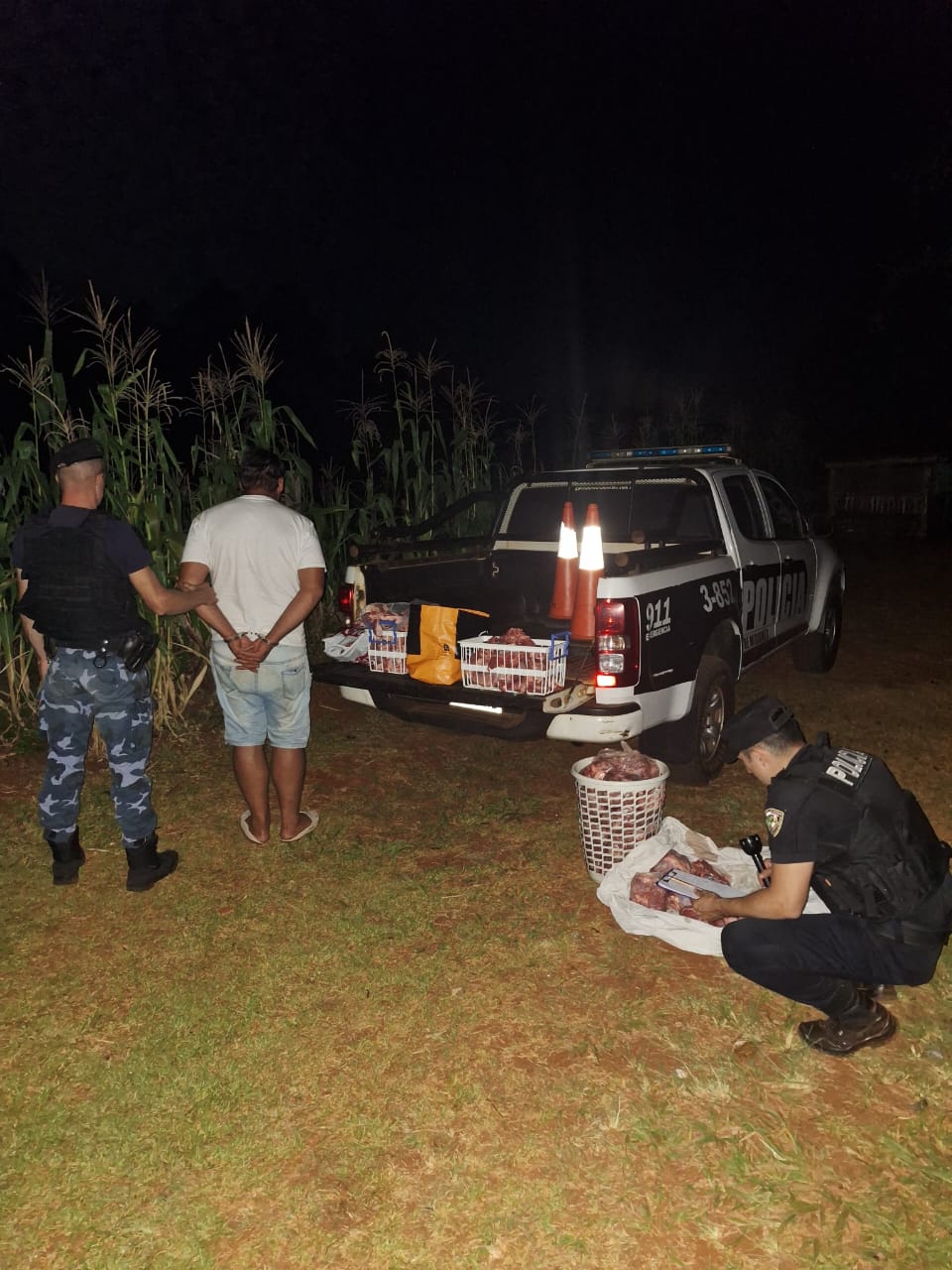 Robo de ganado en 25 de Mayo: Dos detenidos y 100 kilos de carne faenada recuperada imagen-2