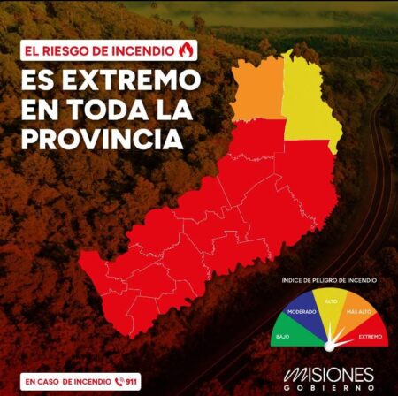 Misiones en alerta: En sólo 12 horas los Bomberos de la Policía realizaron 21 intervenciones para controlar incendios imagen-3