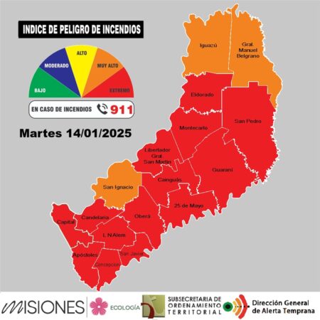 A pesar de las lluvias, Misiones continúa en alerta roja por incendios imagen-5