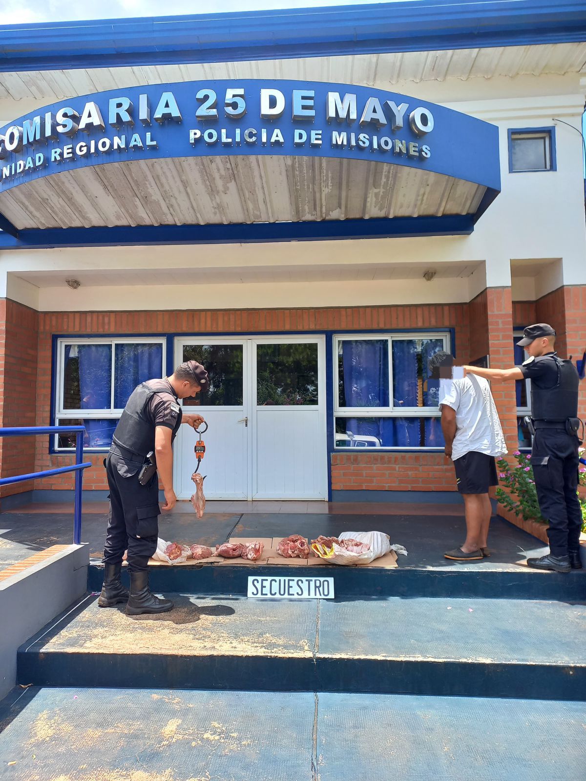 Abigeato en 25 de Mayo dejó como resultado dos hombres detenidos y más de 50 kilos de carne vacuna incautada imagen-2