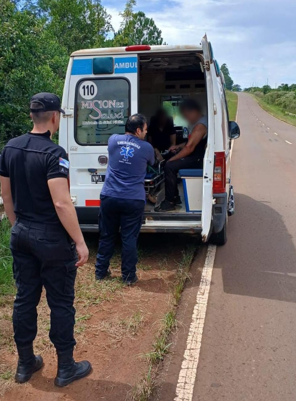 Un hombre sufrió lesiones graves tras despistar sobre ruta provincial 05 imagen-2