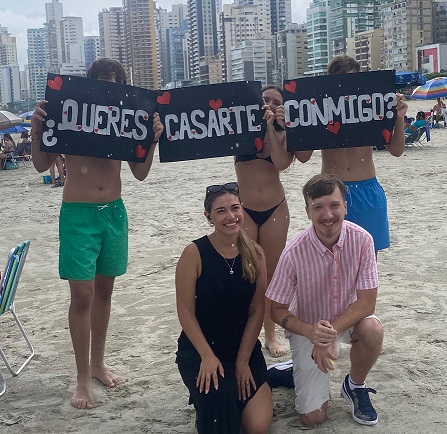 Misionero propone matrimonio en playas de Brasil y todo es transmitido por streaming imagen-5