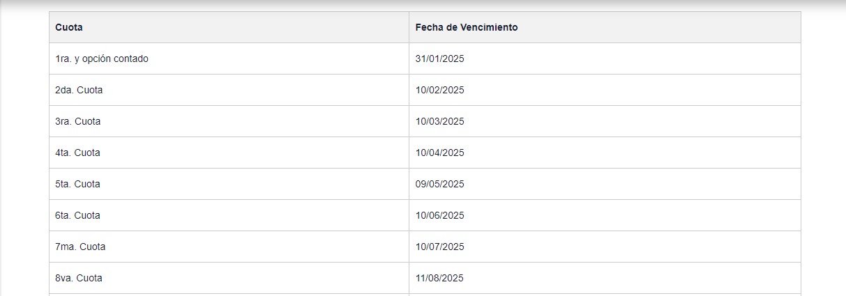 Impuesto Inmobiliario: ATM prorrogó hasta el 31 de enero el primer vencimiento de la primera cuota y pago anual imagen-4