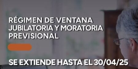 Ventana jubilatoria y moratoria previsional seguirá vigente hasta el 30 de abril imagen-5