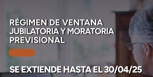 Ventana jubilatoria y moratoria previsional seguirá vigente hasta el 30 de abril imagen-6