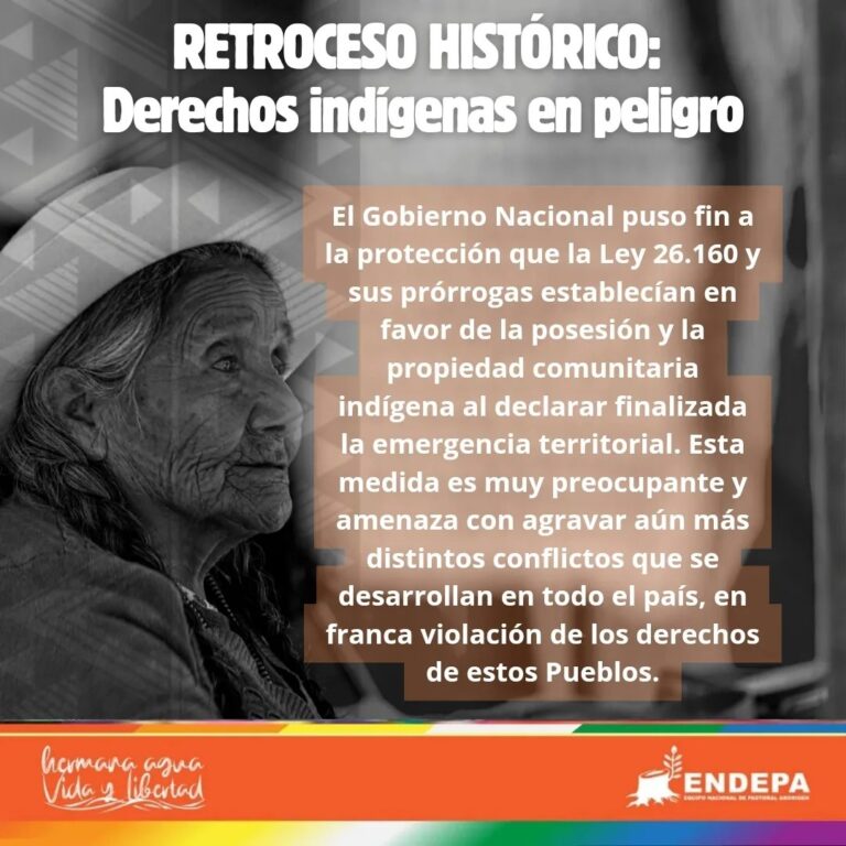 Retroceso histórico: Derechos indígenas en peligro imagen-21