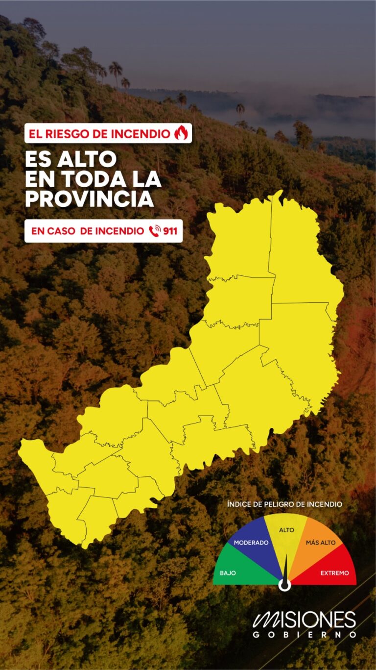 Misiones, bajo alerta por riesgo de incendio, refuerza operativos rurales imagen-19