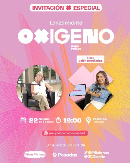 Este sábado, lanzamiento oficial del podcast "Oxígeno para Crear" en Costa Sur imagen-3