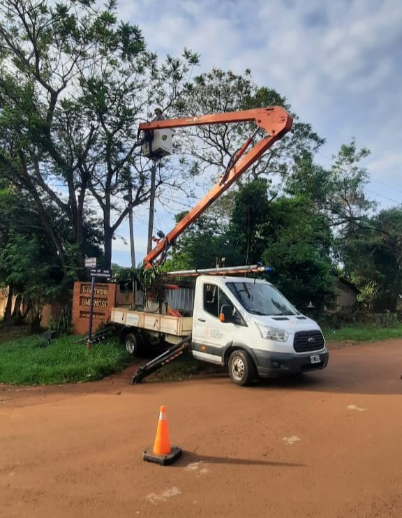 Despeje y mantenimiento de líneas eléctricas en barrios de Puerto Iguazú imagen-4