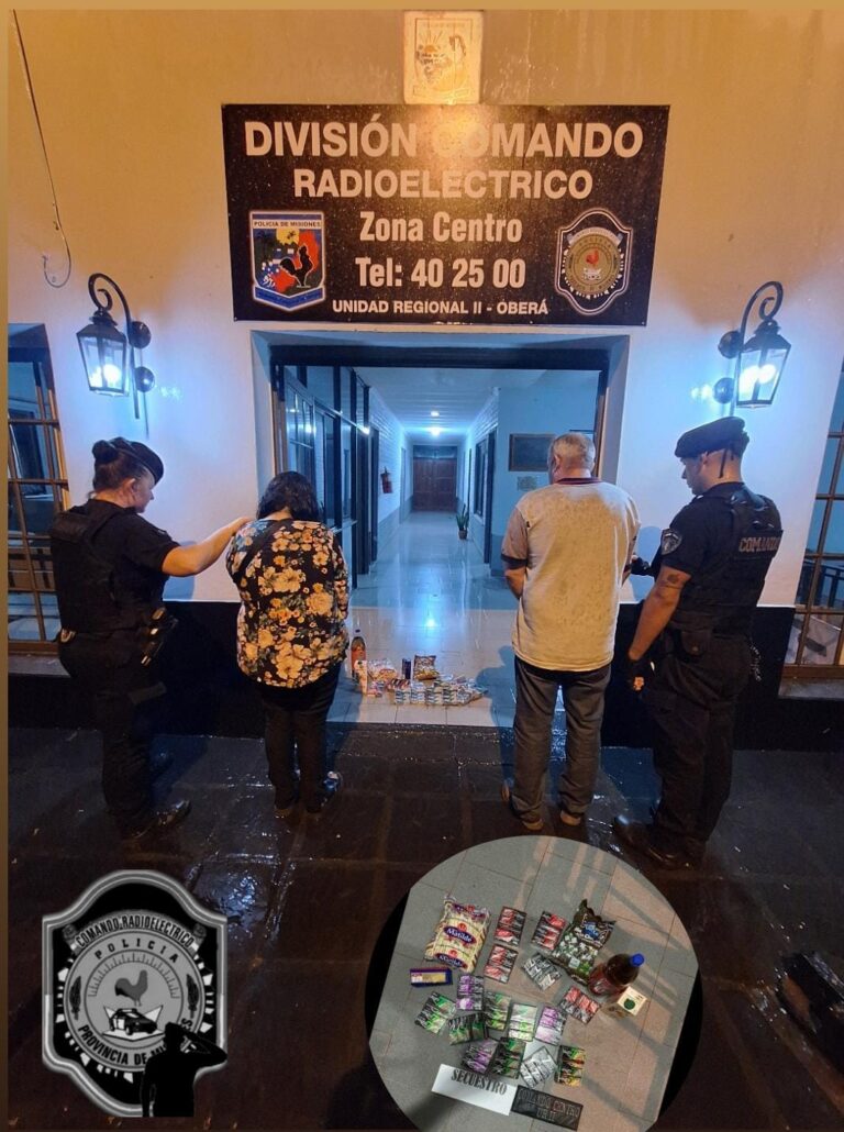 Arrestaron a pareja de "mecheros" posadeños que habían robado en un comercio de Oberá imagen-3