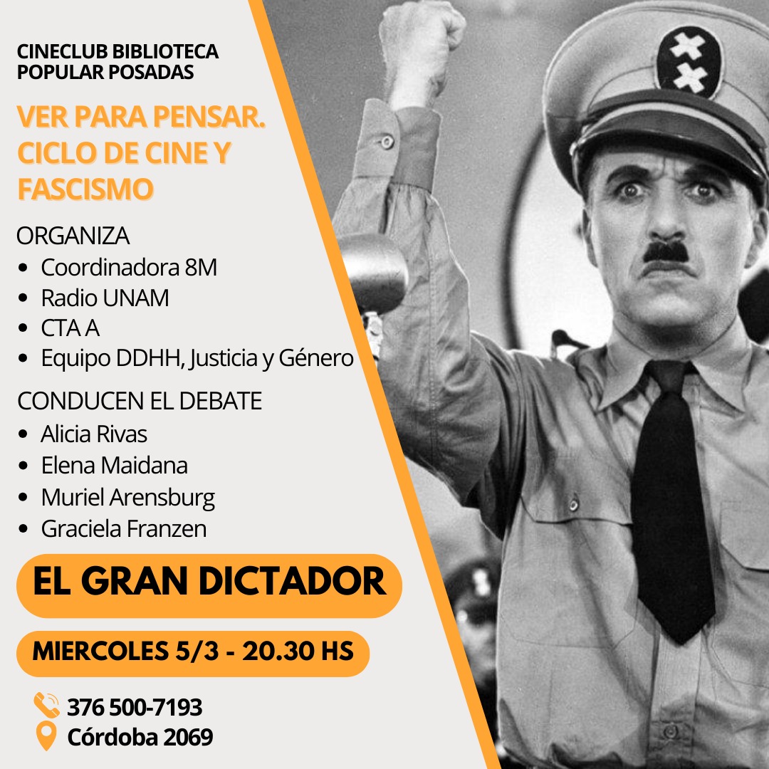 Arranca el cineclub de la Biblioteca con “Ver para pensar. Ciclo de Cine y fascismo” imagen-2