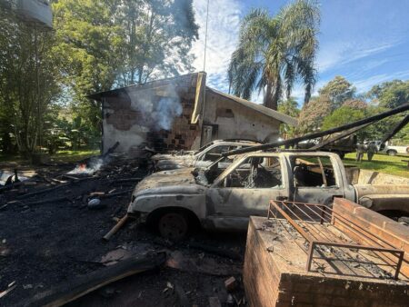 El incendio del Destacamento de Guardaparques comenzó por un desperfecto mecánico imagen-5