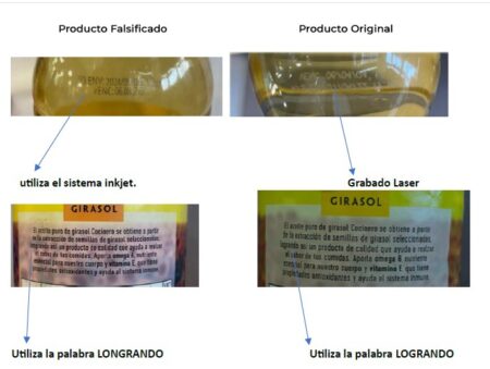 Anmat advierte sobre unidades falsificadas del aceite "Cocinero" imagen-5