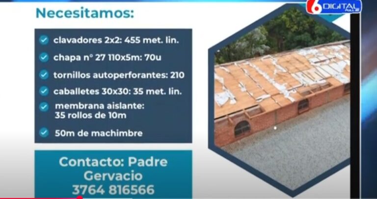 "En cinco minutos la tormenta dañó el templo pero el altar quedó intacto", señalan y piden colaboración para la restauración de la capilla Nuestra Señora de Guadalupe imagen-35