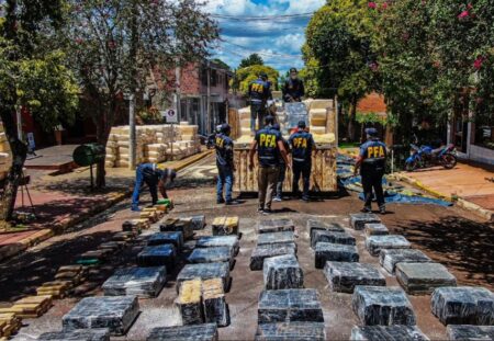 "Viruta sorpresa": secuestran un cargamento récord de seis toneladas de droga en la zona de Garuhapé imagen-5