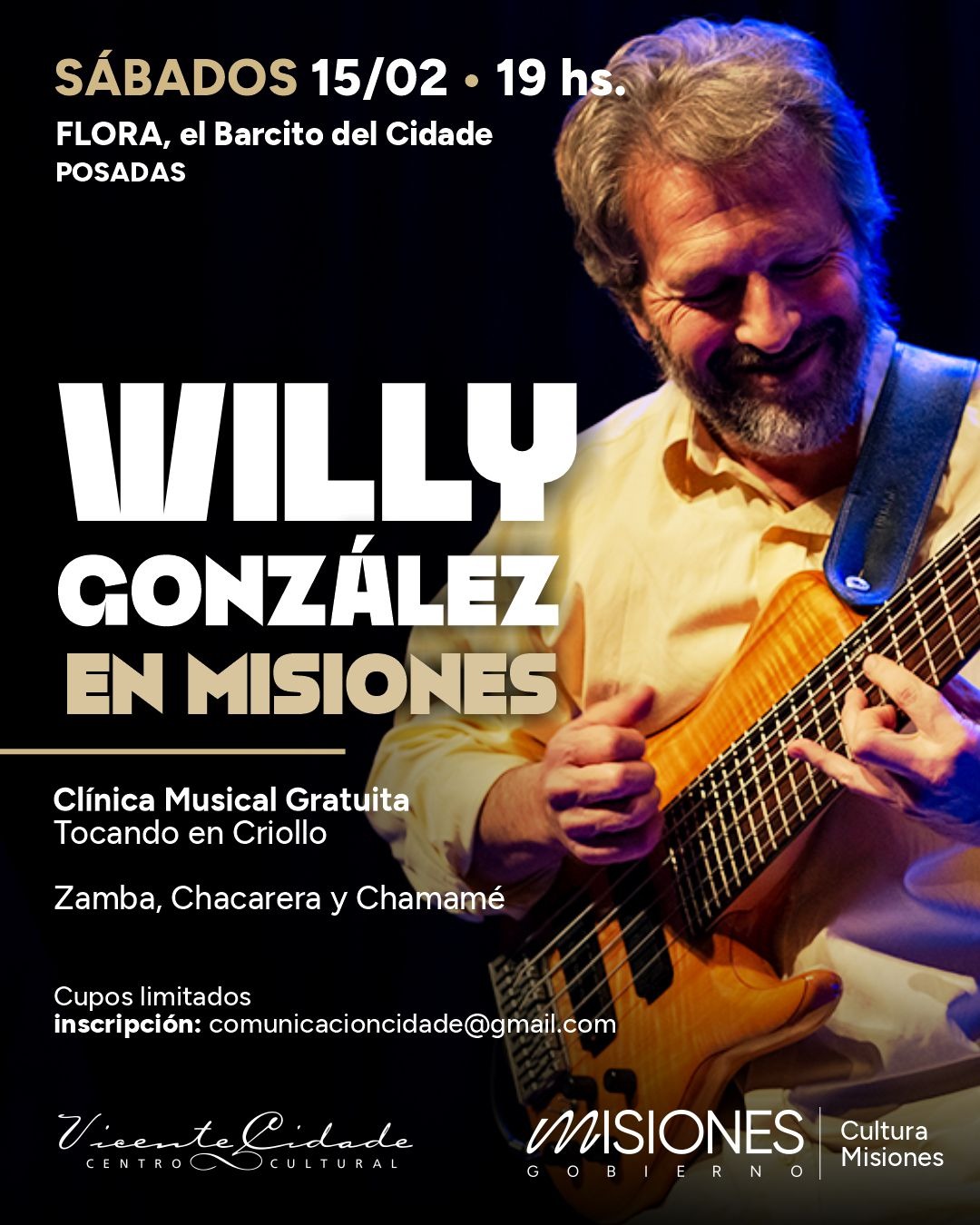 Willy González: dos jornadas musicales para disfrutar su maestría imagen-2