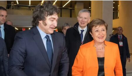 Javier Milei se reunió con Kristalina Georgieva para avanzar en el nuevo acuerdo con el FMI imagen-7