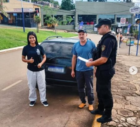 Cámaras de seguridad permitieron a la Policía recuperar en minutos un vehículo robado en Brasil imagen-2