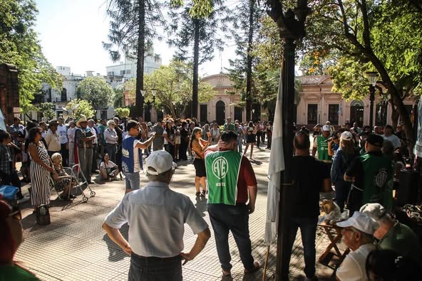 "Marchamos con los jubilados porque la solidaridad es nuestra forma de vida", dice referente del Movimiento Evita Misiones imagen-4