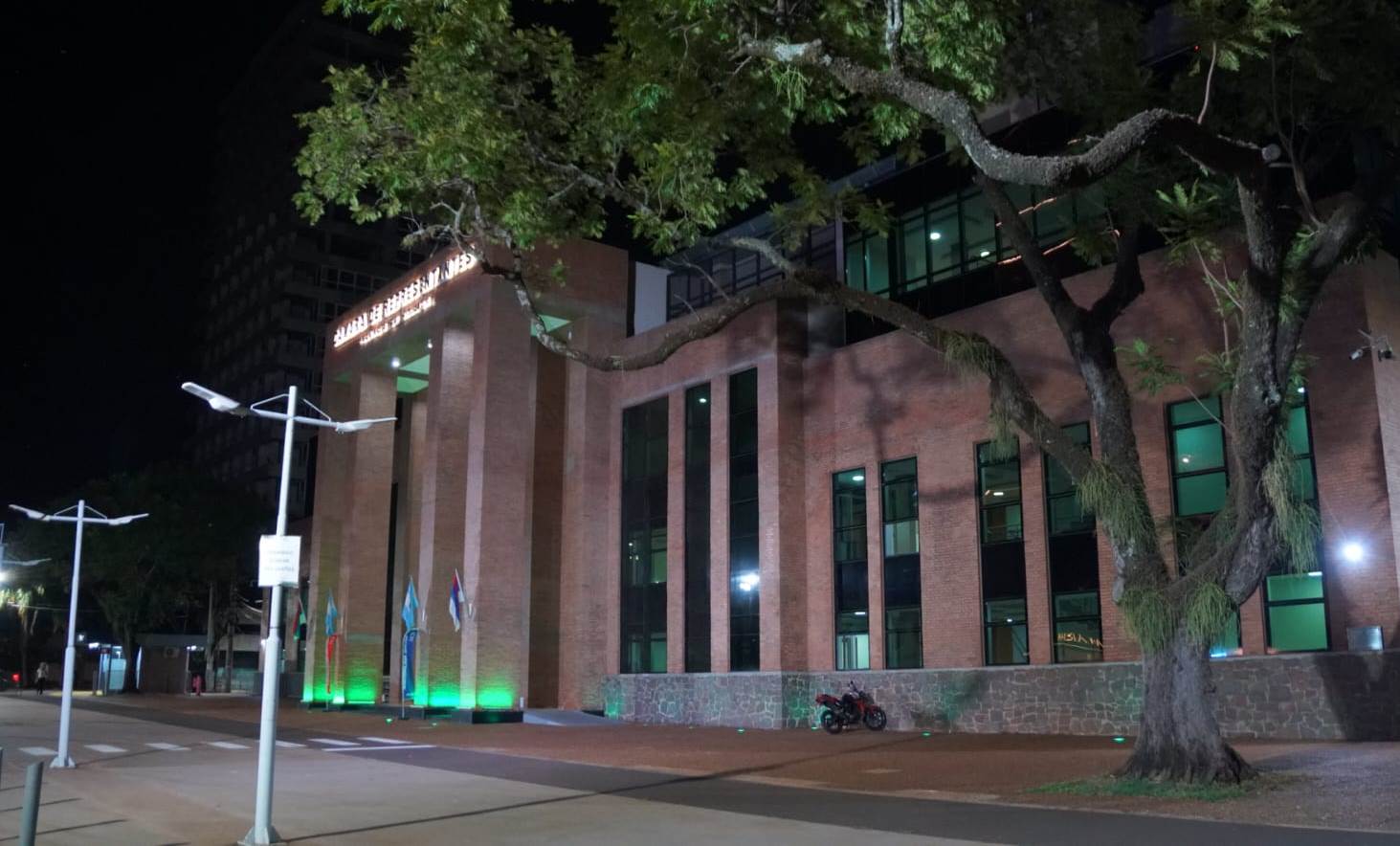 Iluminan de verde el edificio legislativo para recordar la importancia de la salud visual y concientizar sobre el glaucoma imagen-4