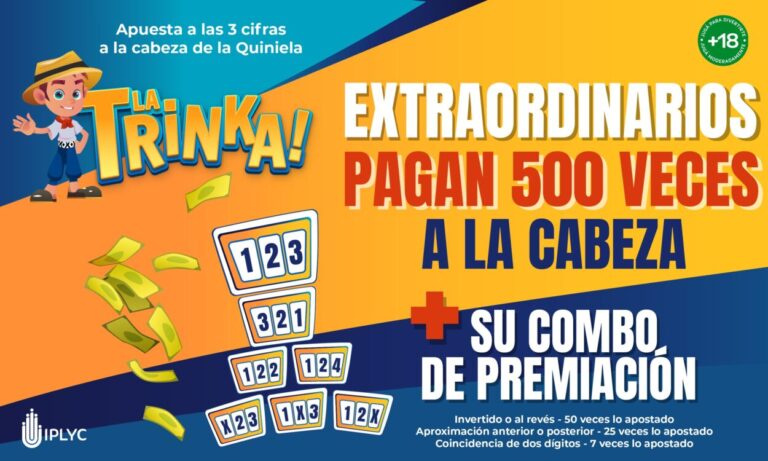La Trinka de la Quiniela pagará 500 veces la apuesta en marzo con sorteos extraordinarios imagen-35
