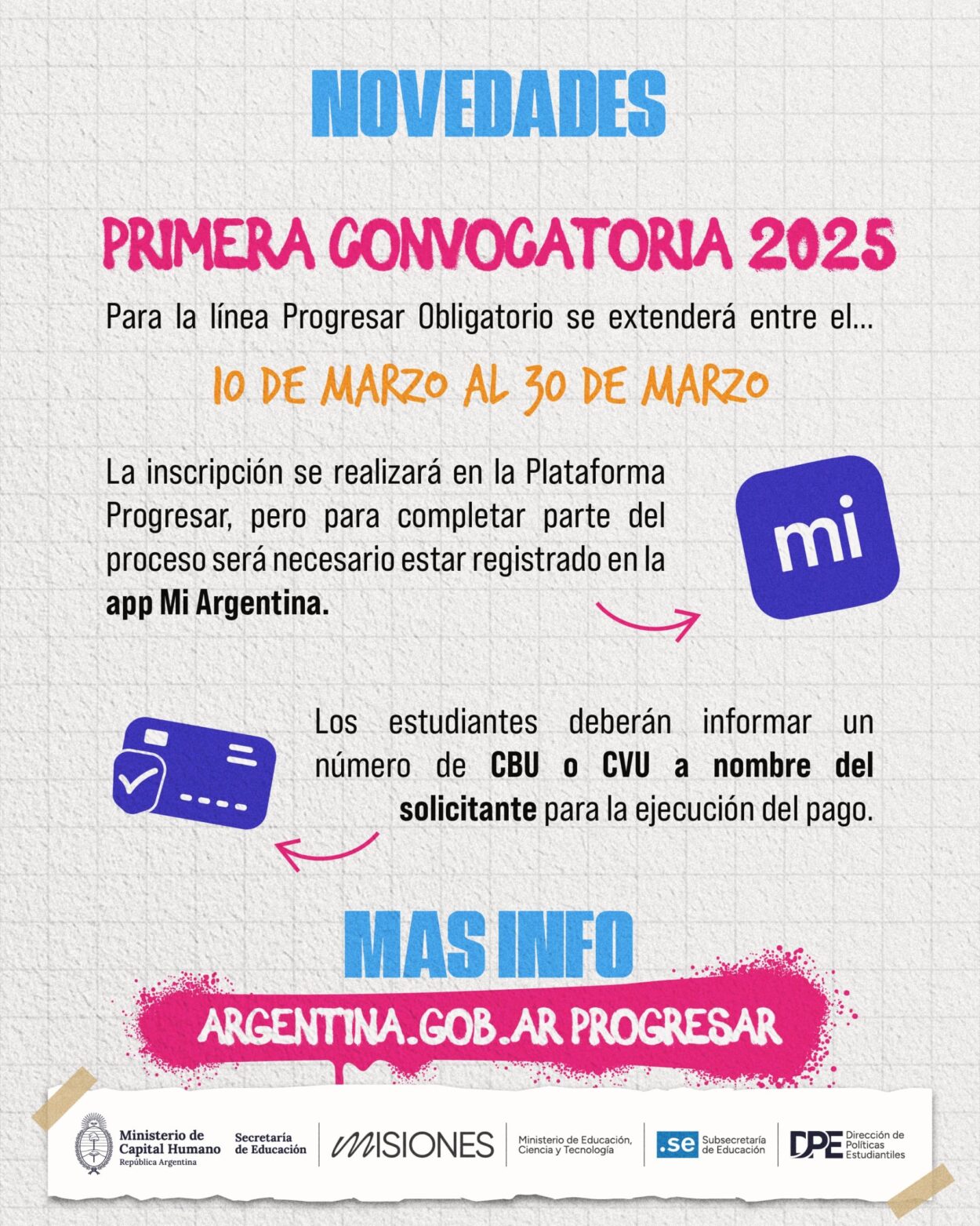 Abren las inscripciones a la primera convocatoria 2025 de las Becas Progresar Obligatorio imagen-10