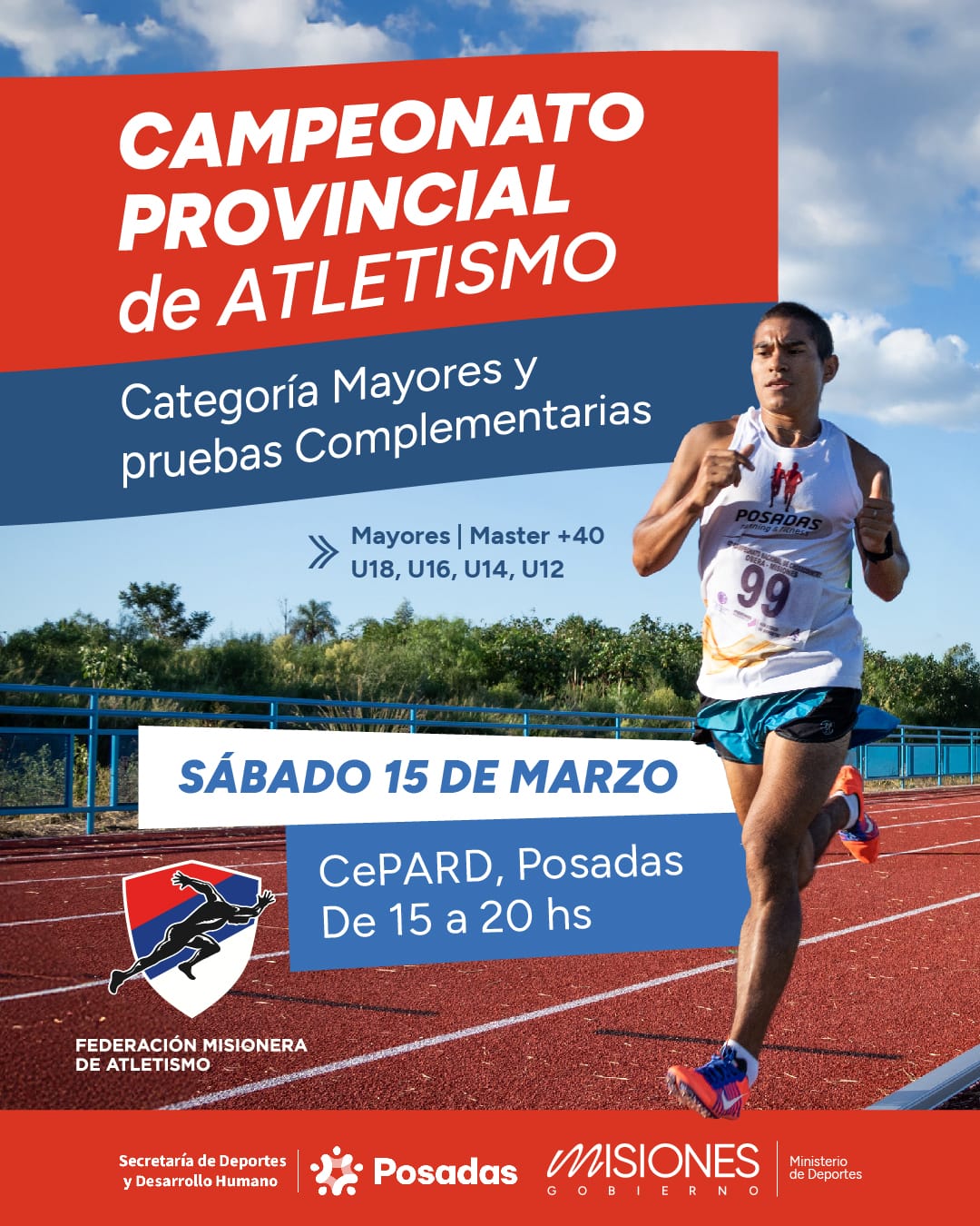 Atletismo: Campeonato Provincial de Atletismo en el CePARD imagen-2