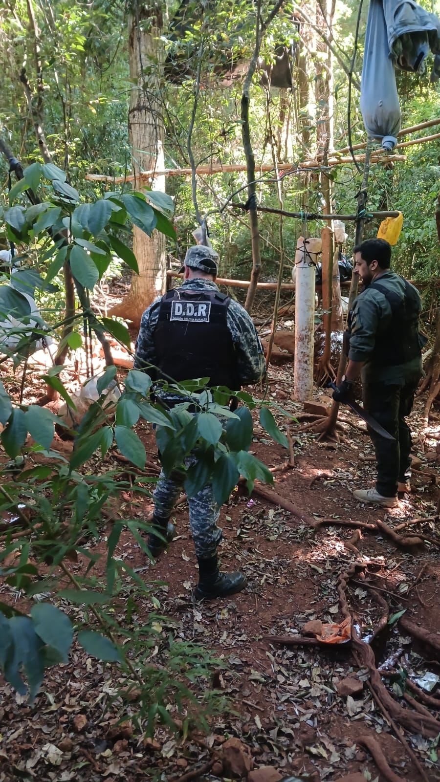 Policías ambientales desmantelaron dos campamentos ilegales de caza furtiva imagen-6