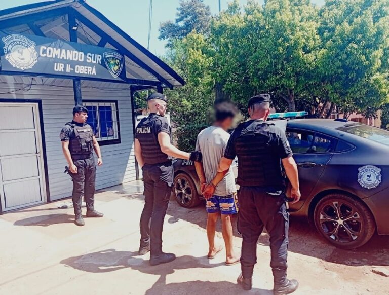 Amenazas y disturbios finalizaron con la detención de dos hombres en Oberá imagen-34