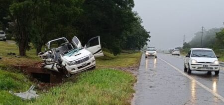 En medio de una orden judicial y un grave siniestro vial con colonos, productores levantan corte de ruta imagen-2