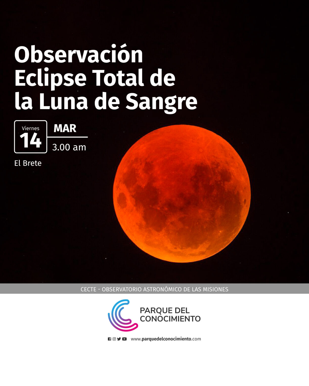 Eclipse Total de Luna en El Brete: una cita con la "Luna de Sangre" 3 Eclipse Total de Luna en El Brete: una cita con la "Luna de Sangre" imagen-2