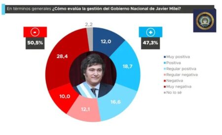 Según una encuesta, para más de la mitad de los porteños la imagen del gobierno de Javier Milei es negativa imagen-5